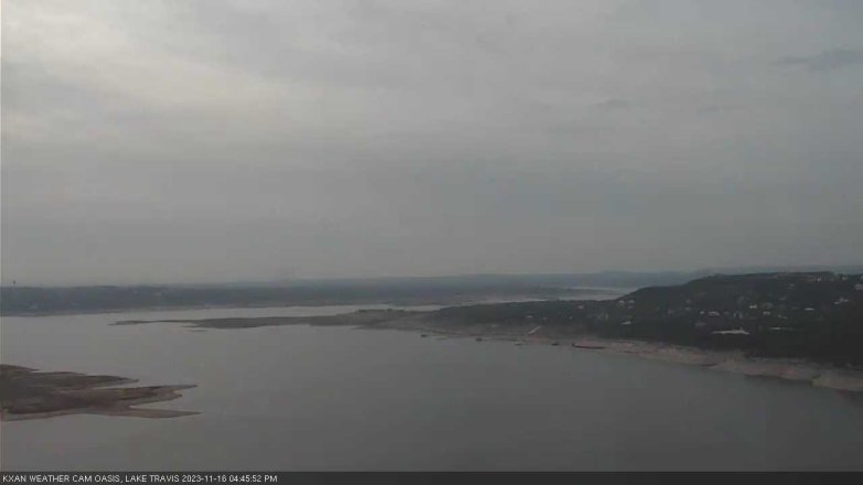 Lake Travis webcam, November 16, 2023 4:45 PM CT