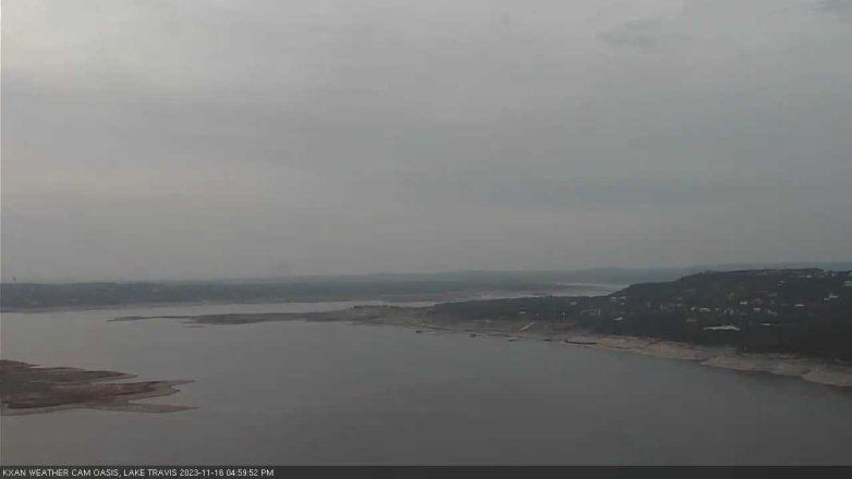 Lake Travis webcam, November 16, 2023 5:00 PM CT