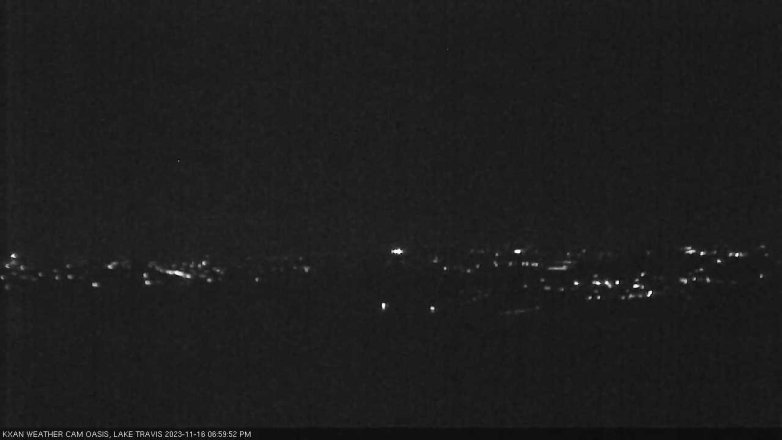 Lake Travis webcam, November 16, 2023 7:00 PM CT