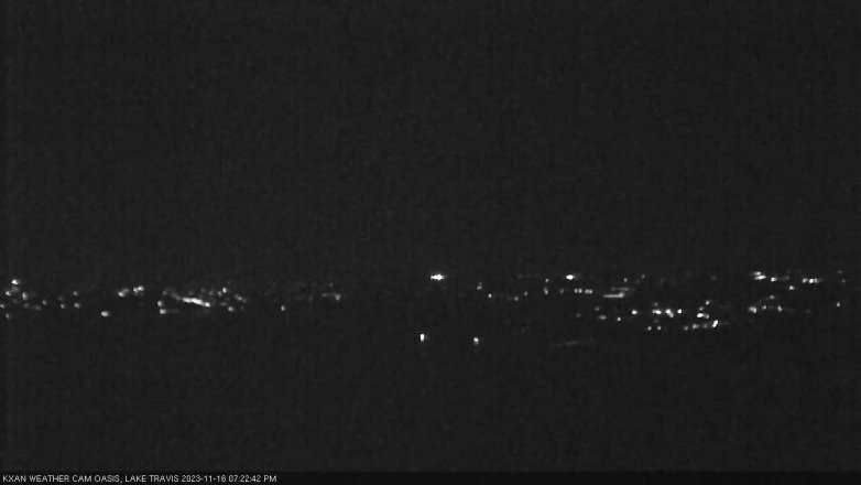 Lake Travis webcam, November 16, 2023 7:25 PM CT