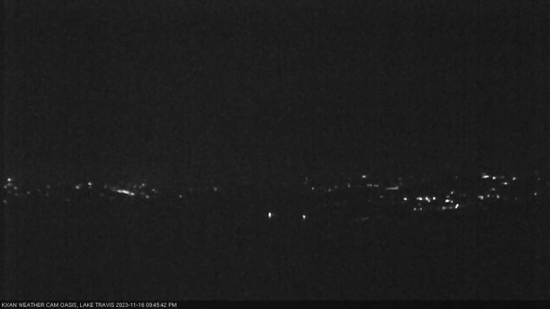 Lake Travis webcam, November 16, 2023 9:45 PM CT