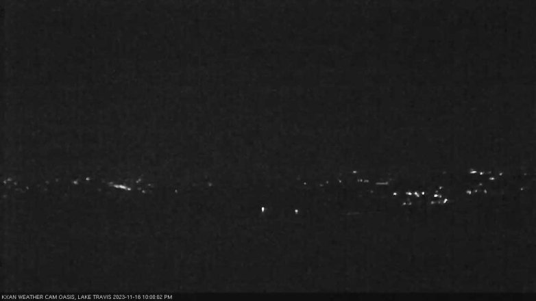 Lake Travis webcam, November 16, 2023 10:00 PM CT