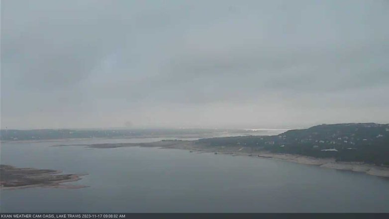 Lake Travis webcam, November 17, 2023 9:00 AM CT