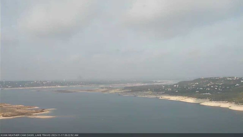 Lake Travis webcam, November 17, 2023 9:25 AM CT