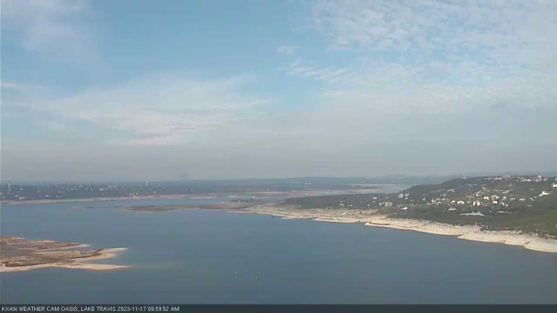 Lake Travis webcam, November 17, 2023 10:00 AM CT