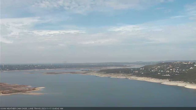 Lake Travis webcam, November 17, 2023 10:45 AM CT