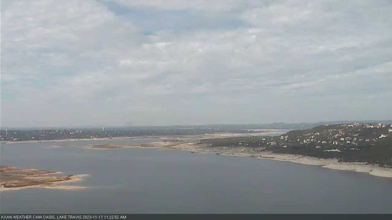 Lake Travis webcam, November 17, 2023 11:25 AM CT