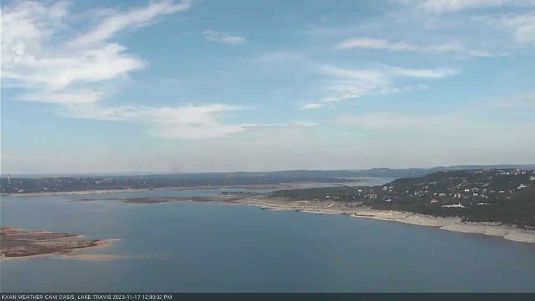 Lake Travis webcam, November 17, 2023 12:00 PM CT