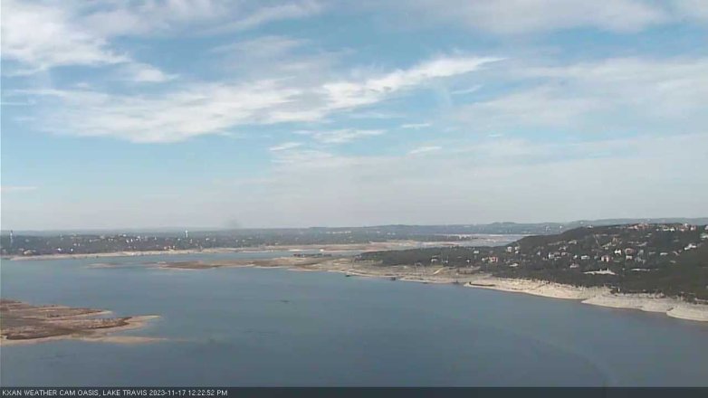 Lake Travis webcam, November 17, 2023 12:25 PM CT