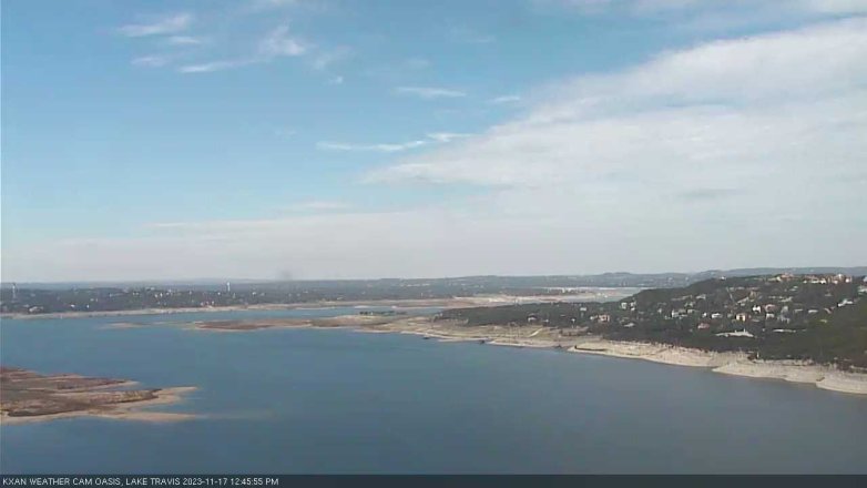 Lake Travis webcam, November 17, 2023 12:45 PM CT