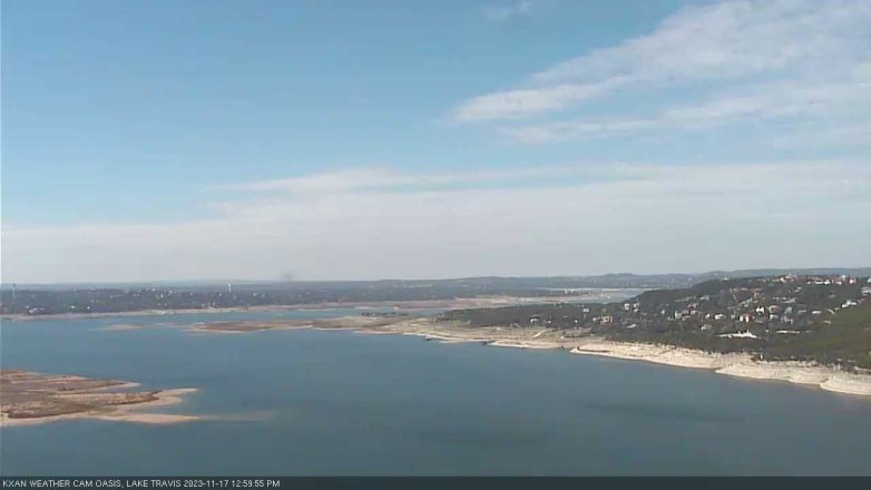 Lake Travis webcam, November 17, 2023 1:00 PM CT