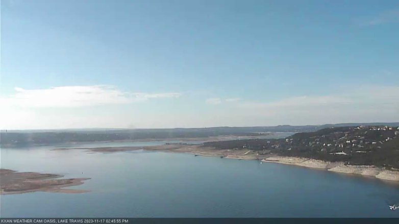 Lake Travis webcam, November 17, 2023 2:45 PM CT