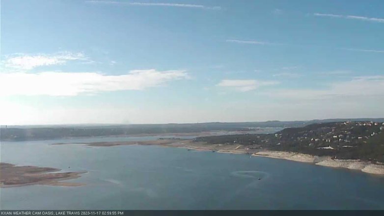 Lake Travis webcam, November 17, 2023 3:00 PM CT