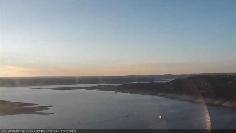 Lake Travis webcam, November 17, 2023 5:00 PM CT