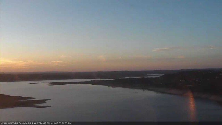 Lake Travis webcam, November 17, 2023 5:25 PM CT