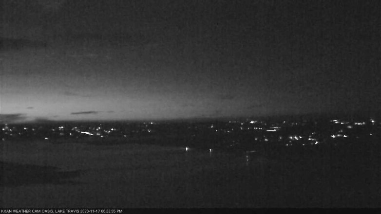 Lake Travis webcam, November 17, 2023 6:25 PM CT
