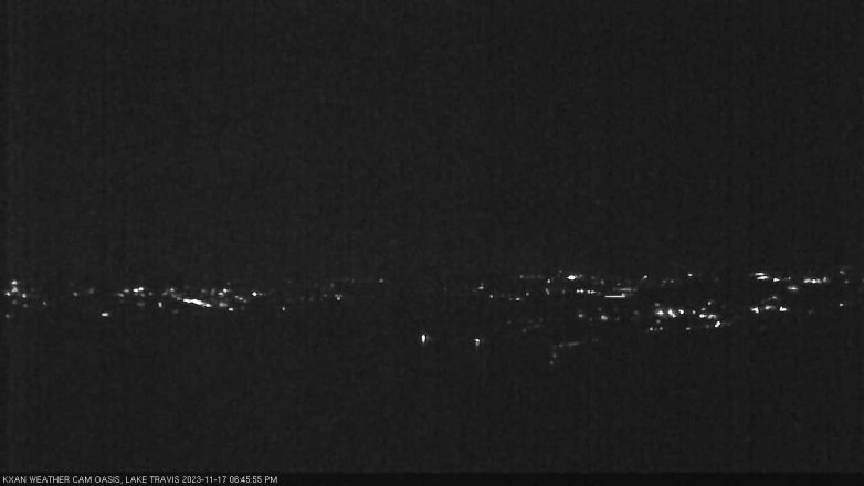 Lake Travis webcam, November 17, 2023 6:45 PM CT