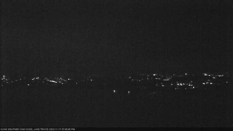 Lake Travis webcam, November 17, 2023 7:45 PM CT