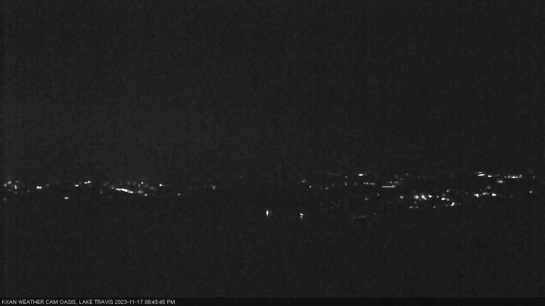 Lake Travis webcam, November 17, 2023 8:45 PM CT