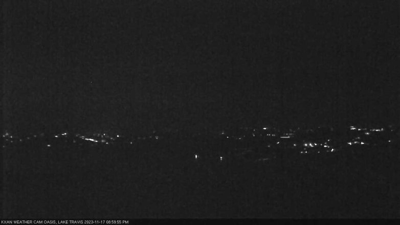 Lake Travis webcam, November 17, 2023 9:00 PM CT