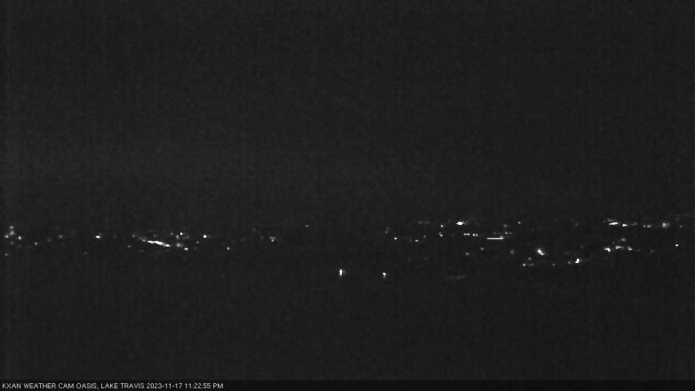 Lake Travis webcam, November 17, 2023 11:25 PM CT