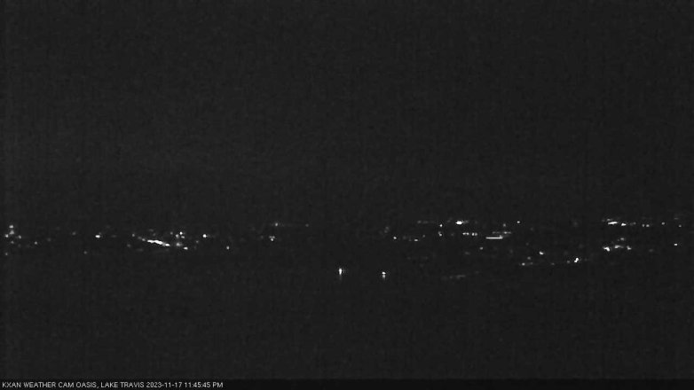 Lake Travis webcam, November 17, 2023 11:45 PM CT