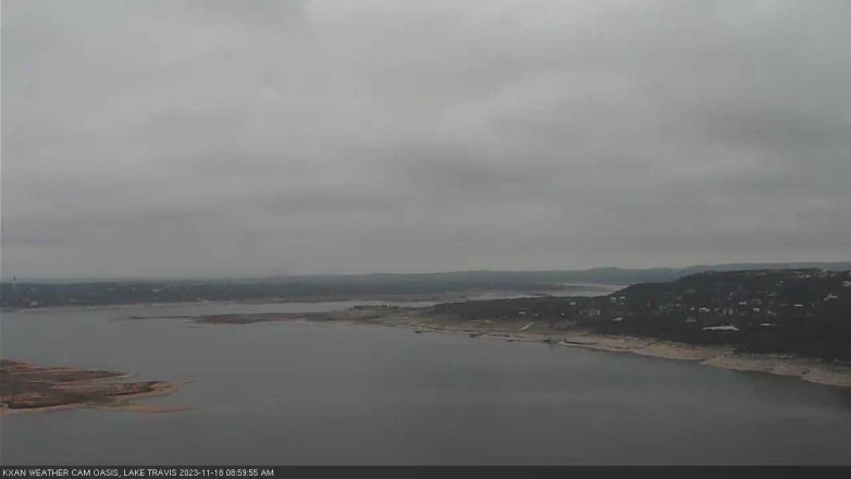 Lake Travis webcam, November 18, 2023 9:00 AM CT
