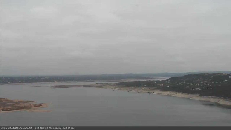 Lake Travis webcam, November 18, 2023 10:45 AM CT