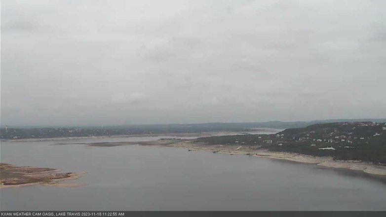 Lake Travis webcam, November 18, 2023 11:25 AM CT
