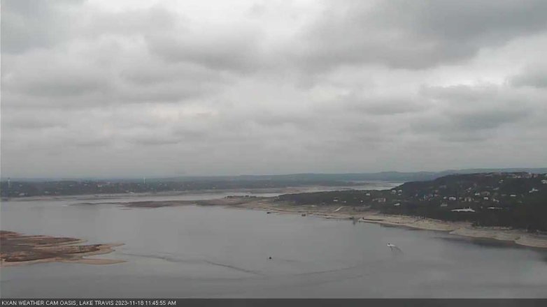 Lake Travis webcam, November 18, 2023 11:45 AM CT