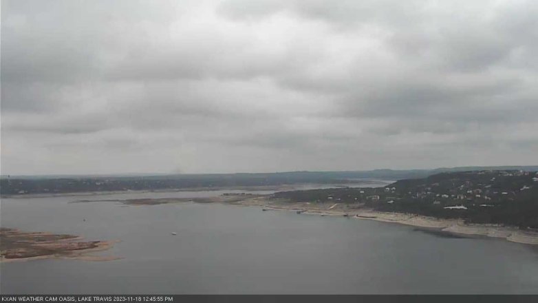 Lake Travis webcam, November 18, 2023 12:45 PM CT