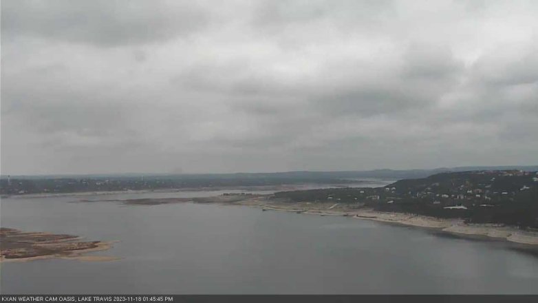 Lake Travis webcam, November 18, 2023 1:45 PM CT