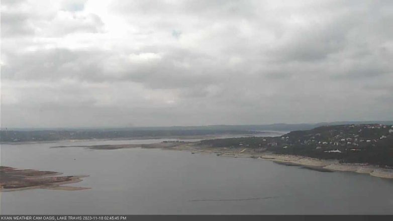 Lake Travis webcam, November 18, 2023 2:45 PM CT