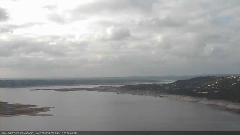 Lake Travis webcam, November 18, 2023 3:25 PM CT