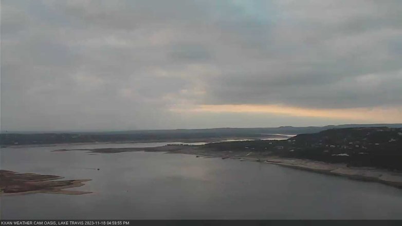 Lake Travis webcam, November 18, 2023 5:00 PM CT