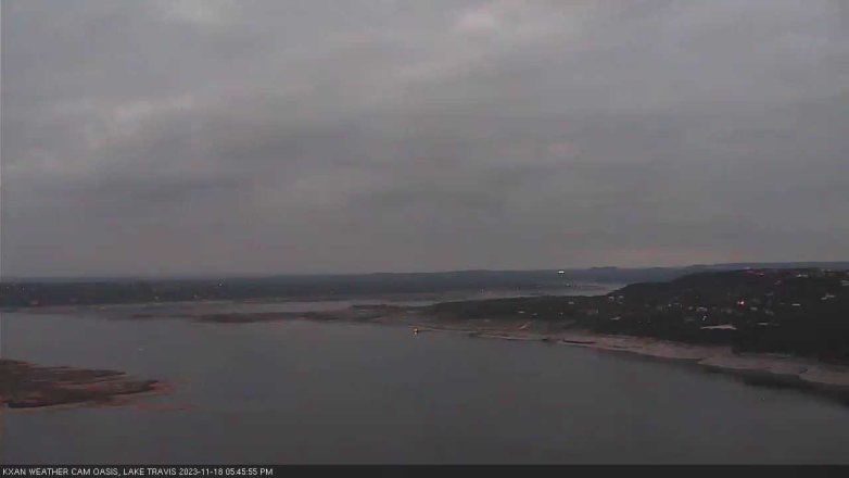 Lake Travis webcam, November 18, 2023 5:45 PM CT
