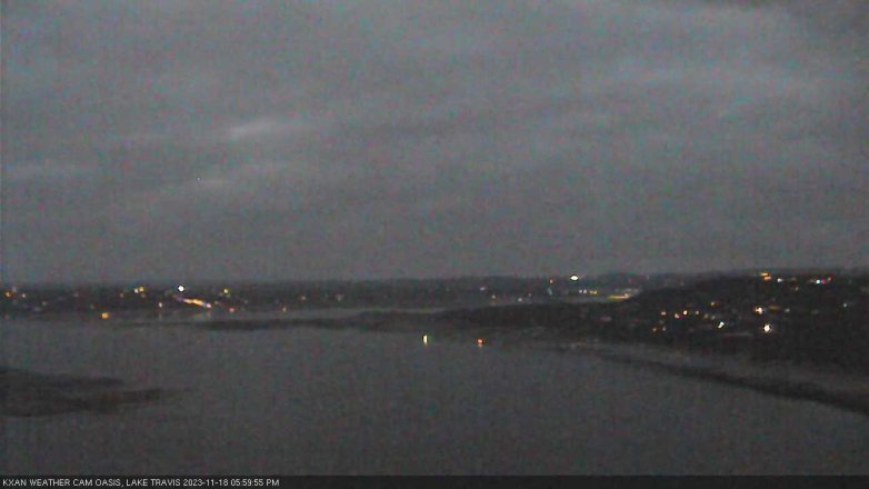Lake Travis webcam, November 18, 2023 6:00 PM CT