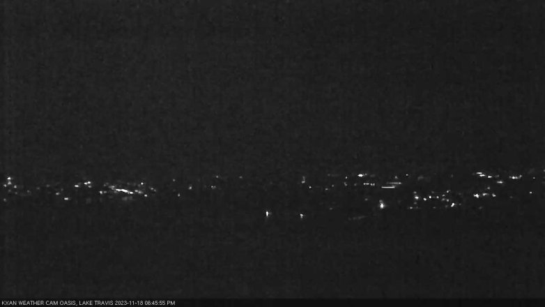 Lake Travis webcam, November 18, 2023 6:45 PM CT
