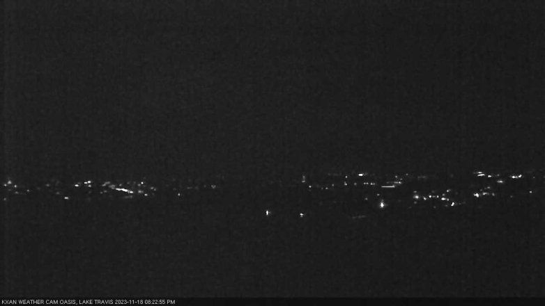Lake Travis webcam, November 18, 2023 8:25 PM CT