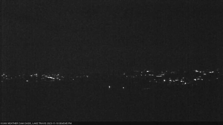 Lake Travis webcam, November 18, 2023 8:45 PM CT