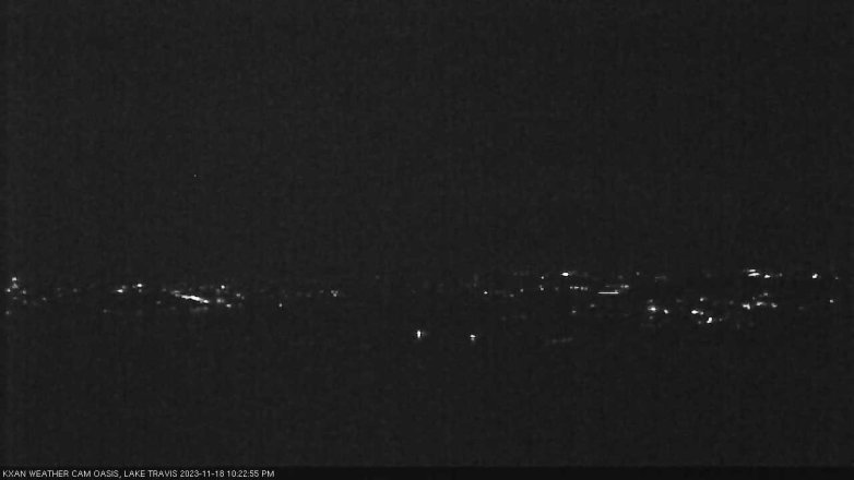 Lake Travis webcam, November 18, 2023 10:25 PM CT