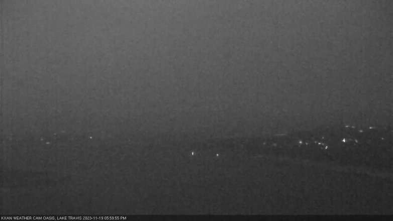Lake Travis webcam, November 19, 2023 6:00 PM CT