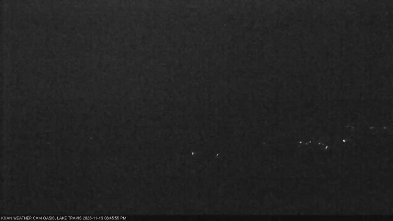 Lake Travis webcam, November 19, 2023 8:45 PM CT