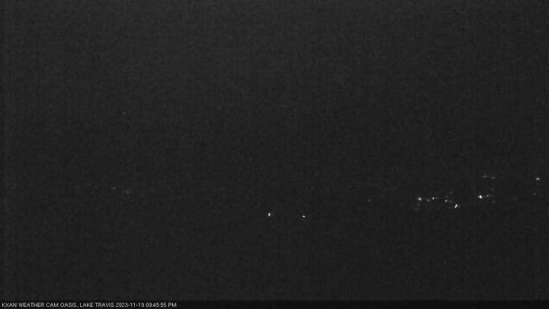 Lake Travis webcam, November 19, 2023 9:45 PM CT