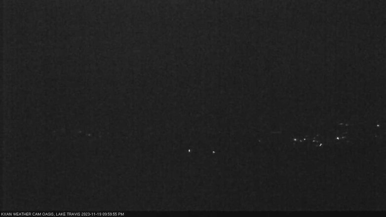 Lake Travis webcam, November 19, 2023 10:00 PM CT
