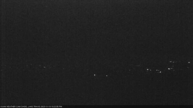 Lake Travis webcam, November 19, 2023 10:25 PM CT