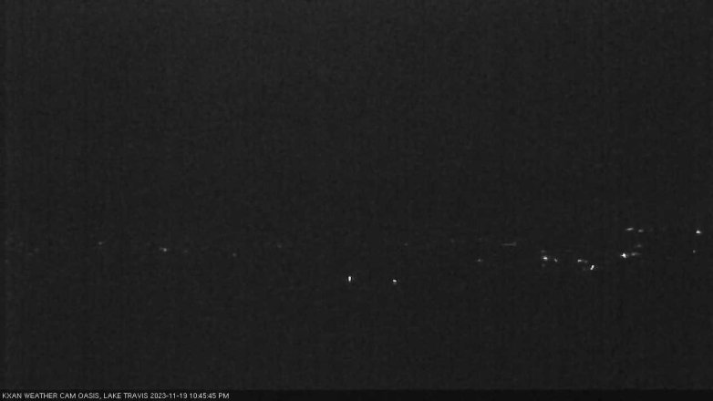 Lake Travis webcam, November 19, 2023 10:45 PM CT