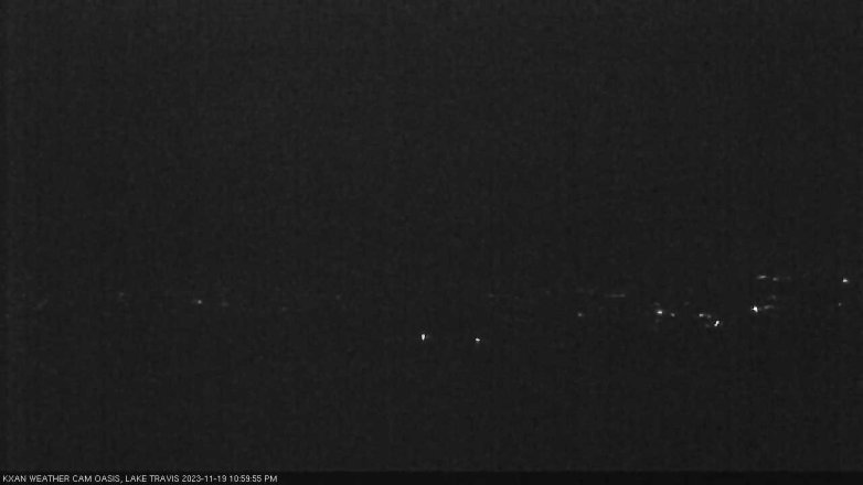 Lake Travis webcam, November 19, 2023 11:00 PM CT