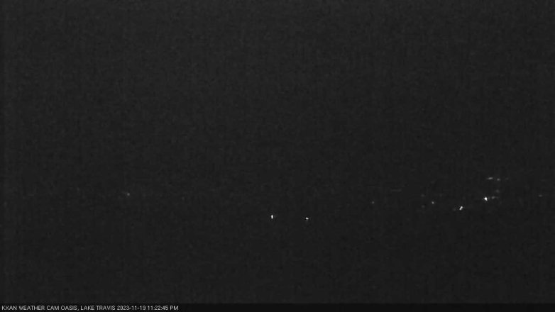 Lake Travis webcam, November 19, 2023 11:25 PM CT