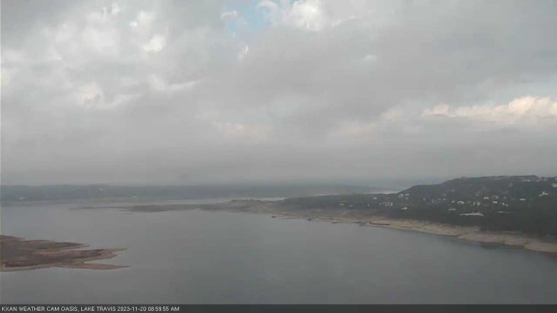 Lake Travis webcam, November 20, 2023 9:00 AM CT